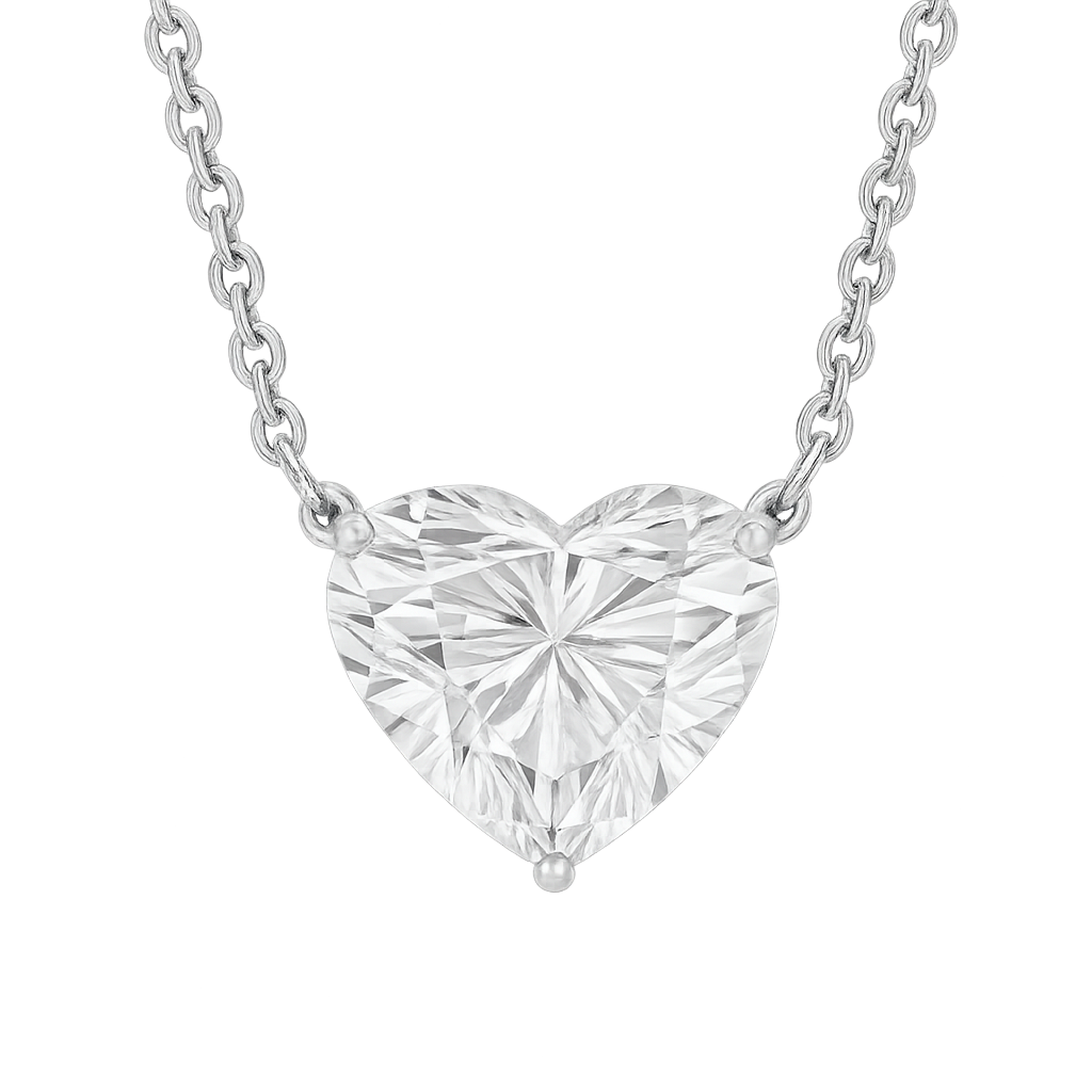 Heart Shape Diamond Pendant | undefined