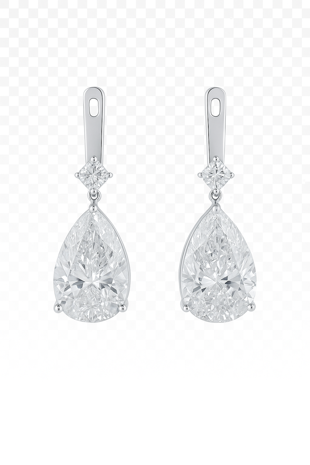 Detachable White Pear Drops | Hero