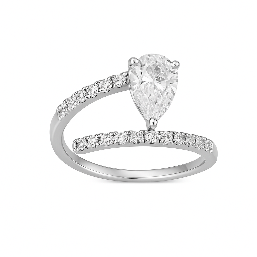 The Infinity Pear Drop Ring | Hero.png