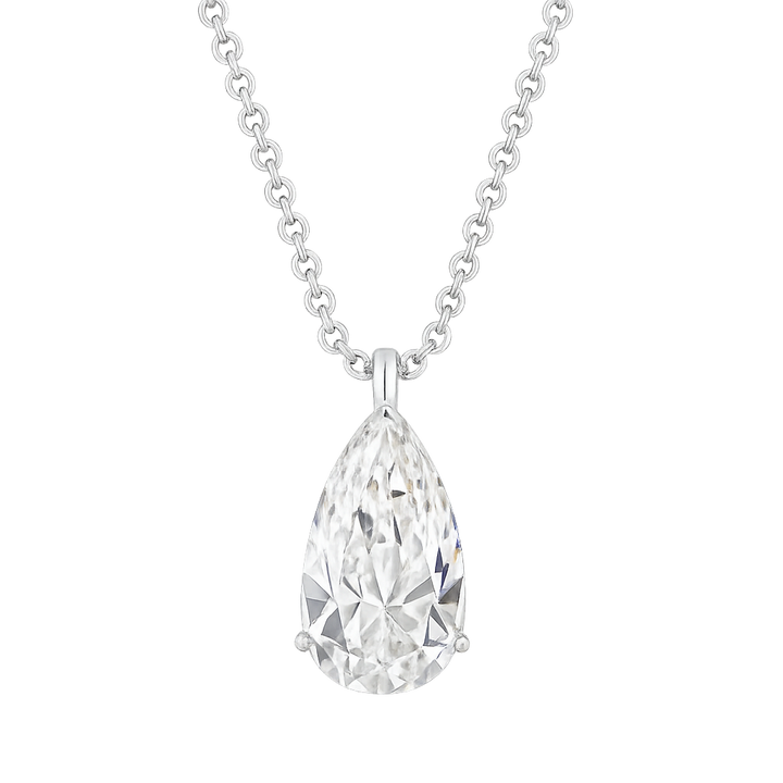 Pear Shape Diamond Solitaire Pendant | Hero.png