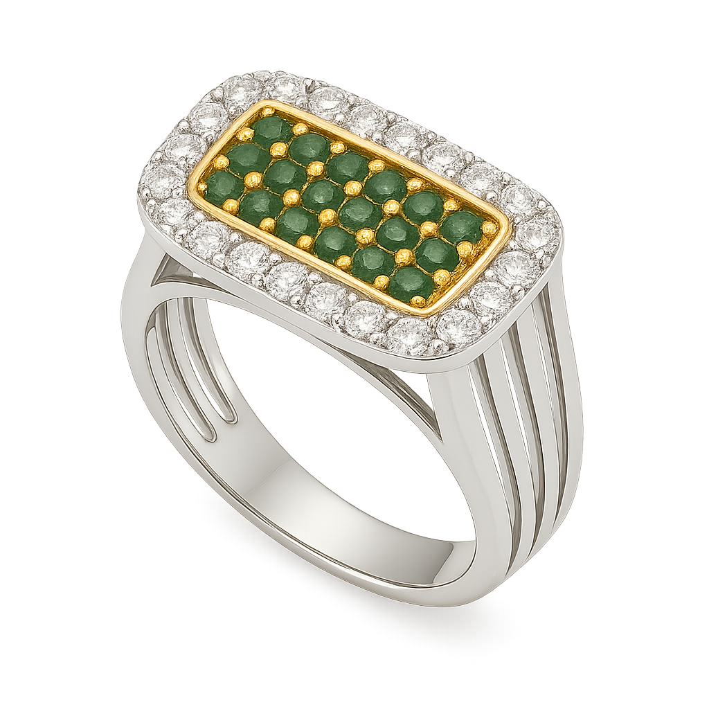 Green Diamond Flow Ring | Hero.png