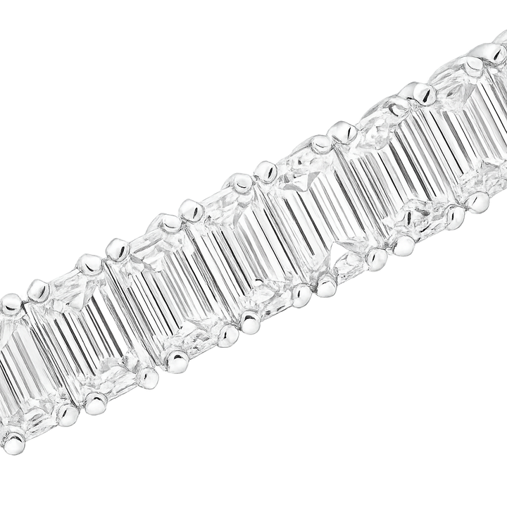 Emerald Cut Diamond Line Bracelet | Hero