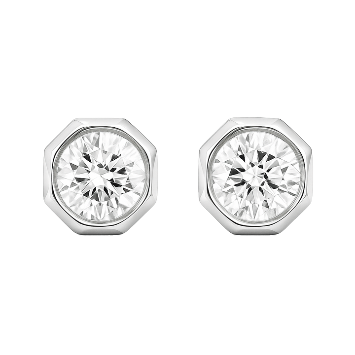 Constellation Round Diamond Stud Earrings | undefined