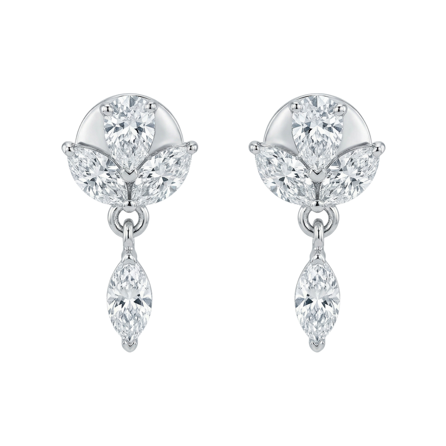 Small Marquise Dangling Earrings | Hero