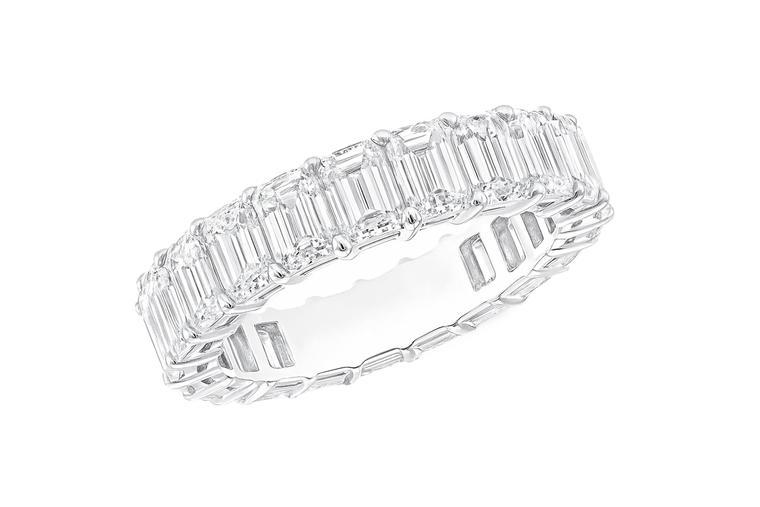 Emerald Cut Diamond Eternity Band | undefined