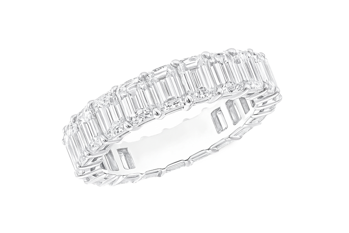 Emerald Cut Diamond Eternity Band | undefined