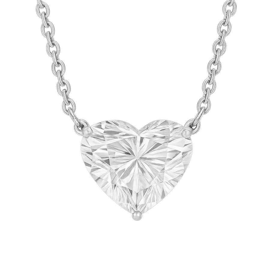 Heart Shape Diamond Pendant | undefined
