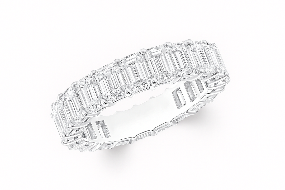 Emerald Cut Diamond Eternity Band | undefined