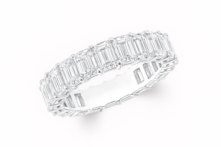 Emerald Cut Diamond Eternity Band | undefined