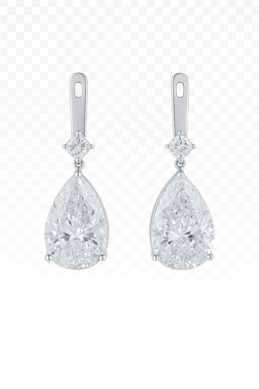 Detachable White Pear Drops | Hero