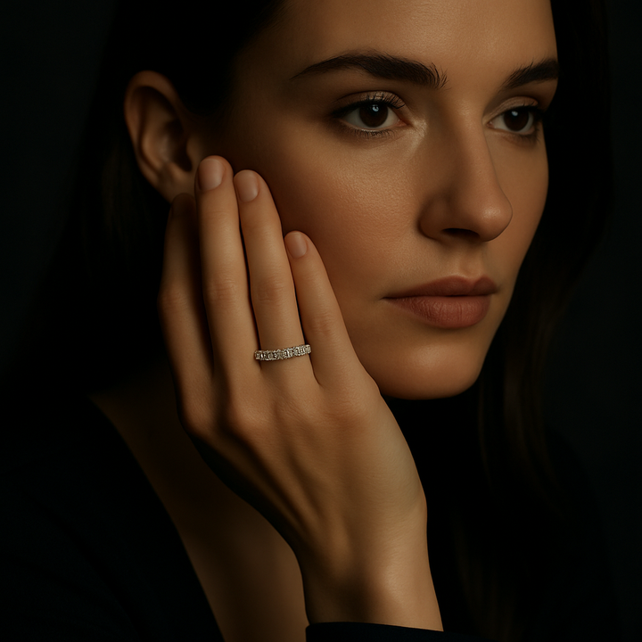 Round Diamond Wedding Band | undefined