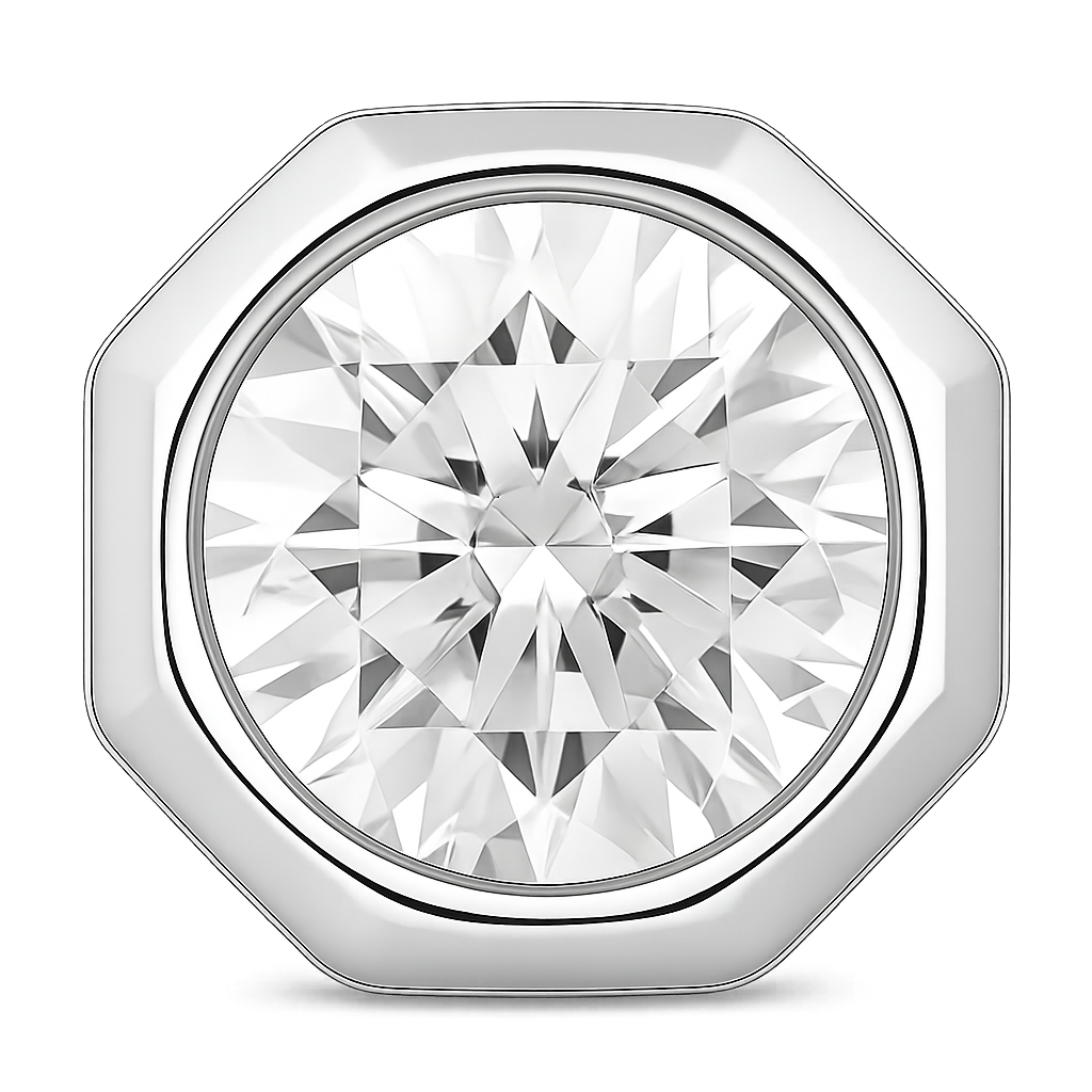 Constellation Round Diamond Stud Earrings | Hero