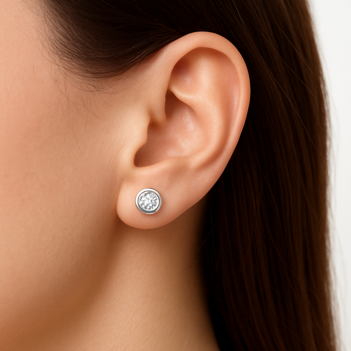 Constellation Round Diamond Stud Earrings | undefined