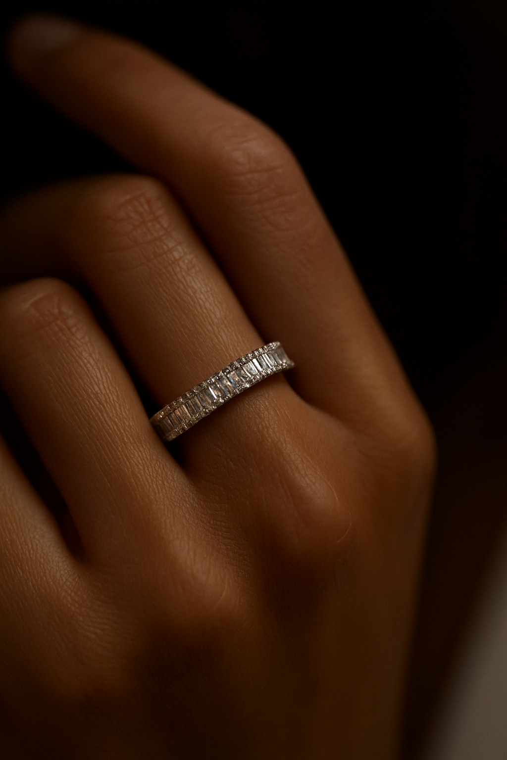 Emerald Cut Diamond Eternity Band | undefined