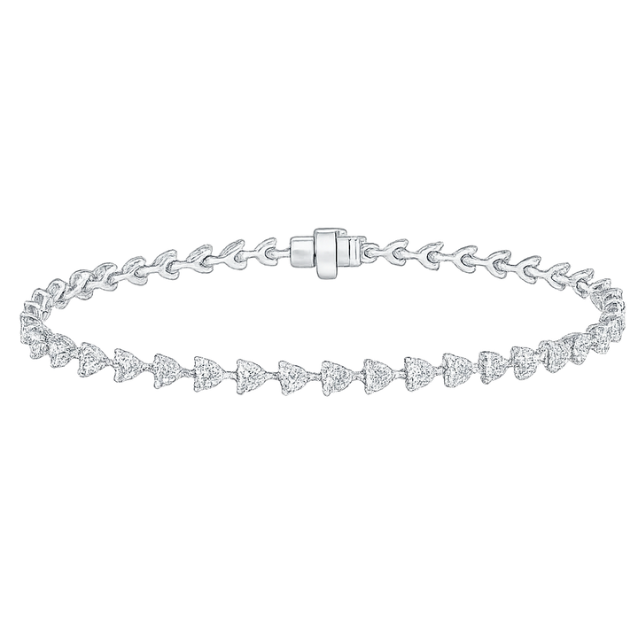 Heart Shape Diamond Bracelet