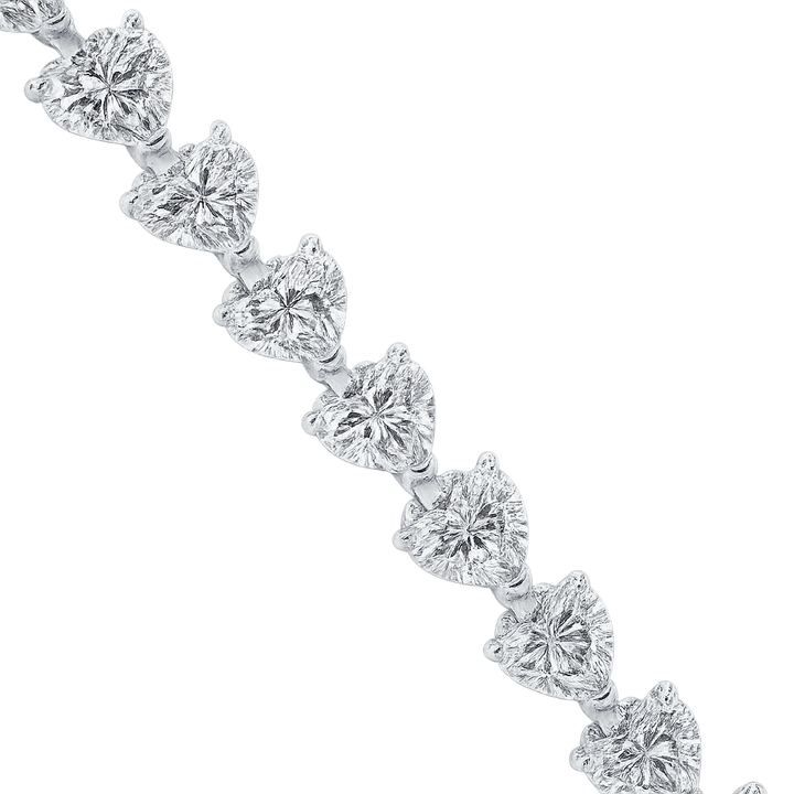 Heart Shape Diamond Bracelet