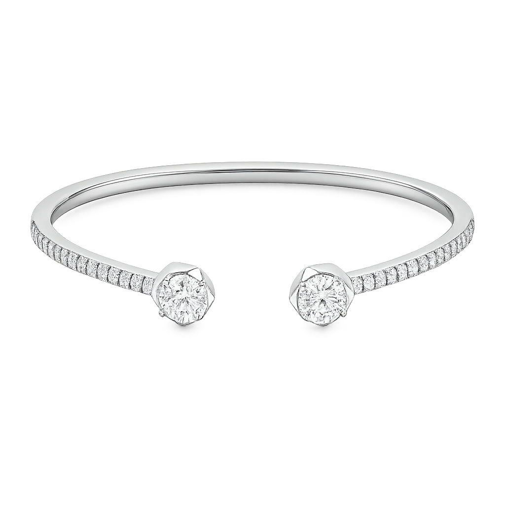 Signature Open Diamond Bangle