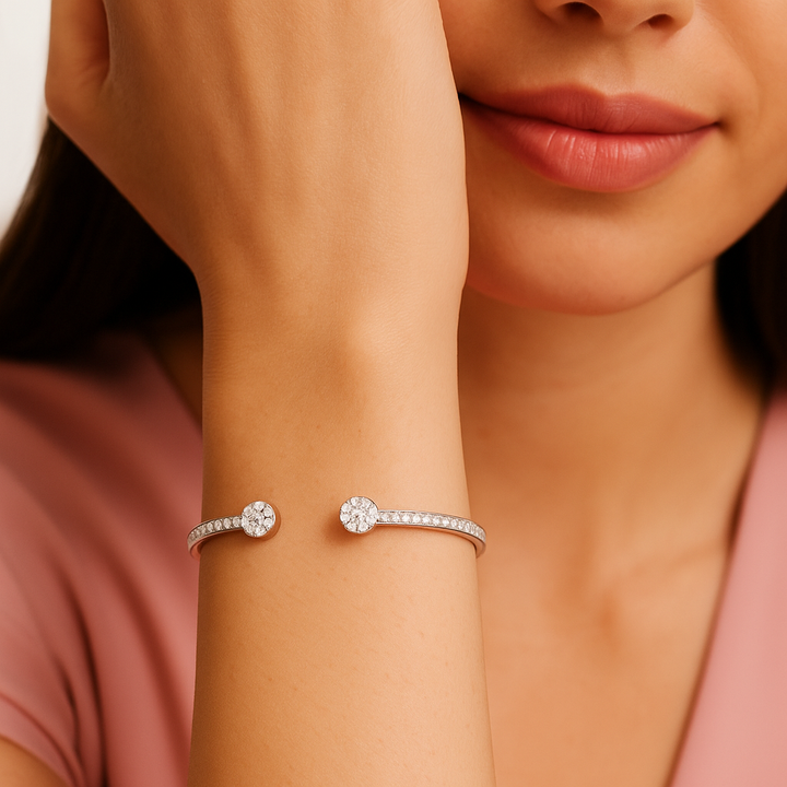 Signature Open Diamond Bangle