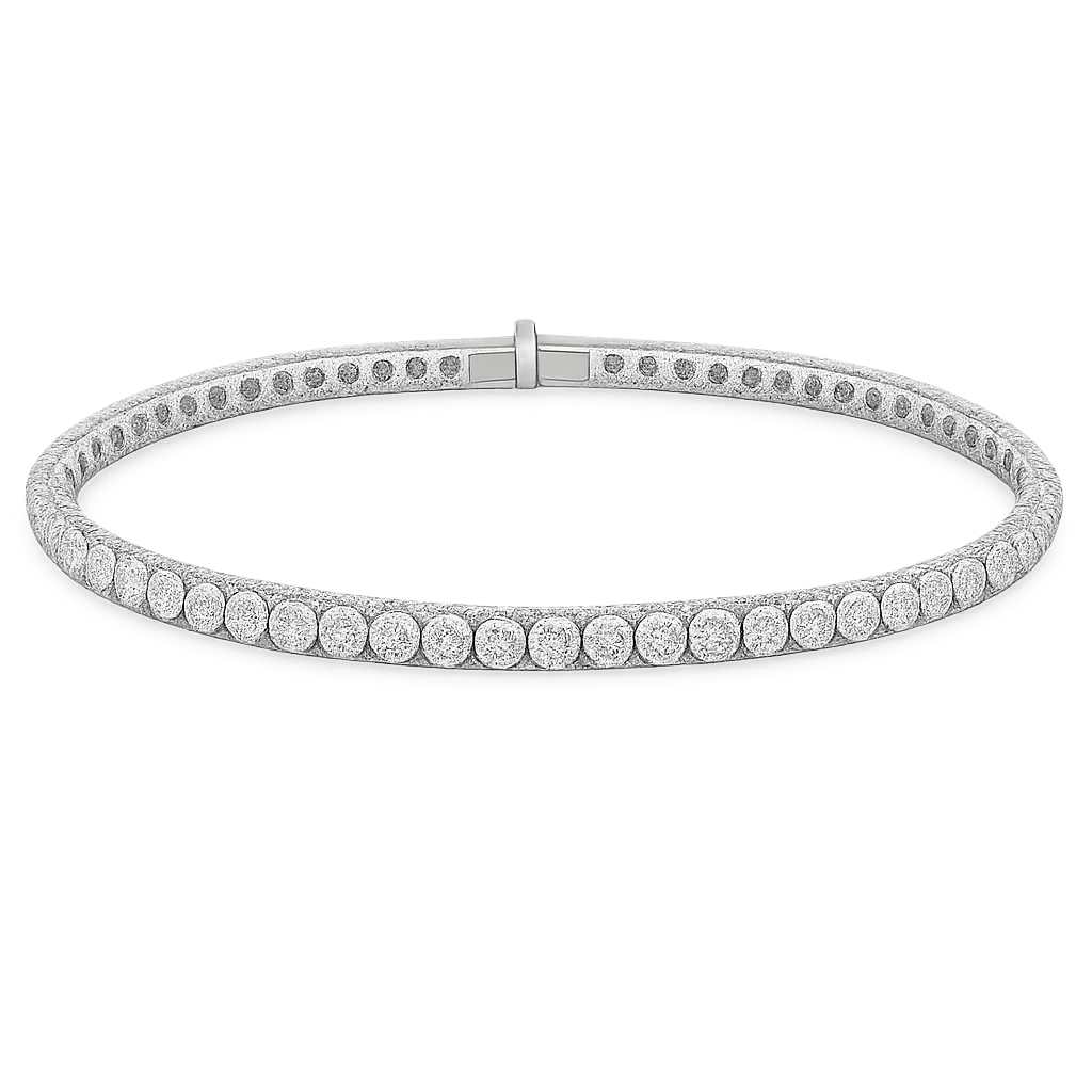 Round Diamond Slim Bracelet