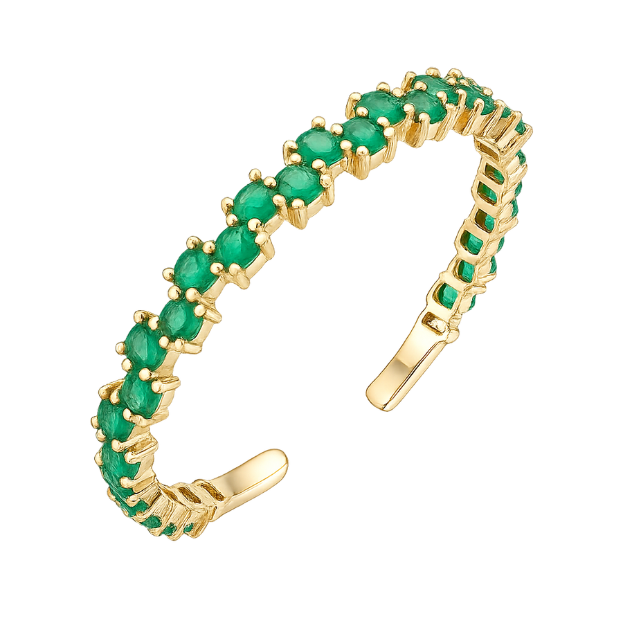 Green Baguette Onxy slim Bracelet | Hero.png