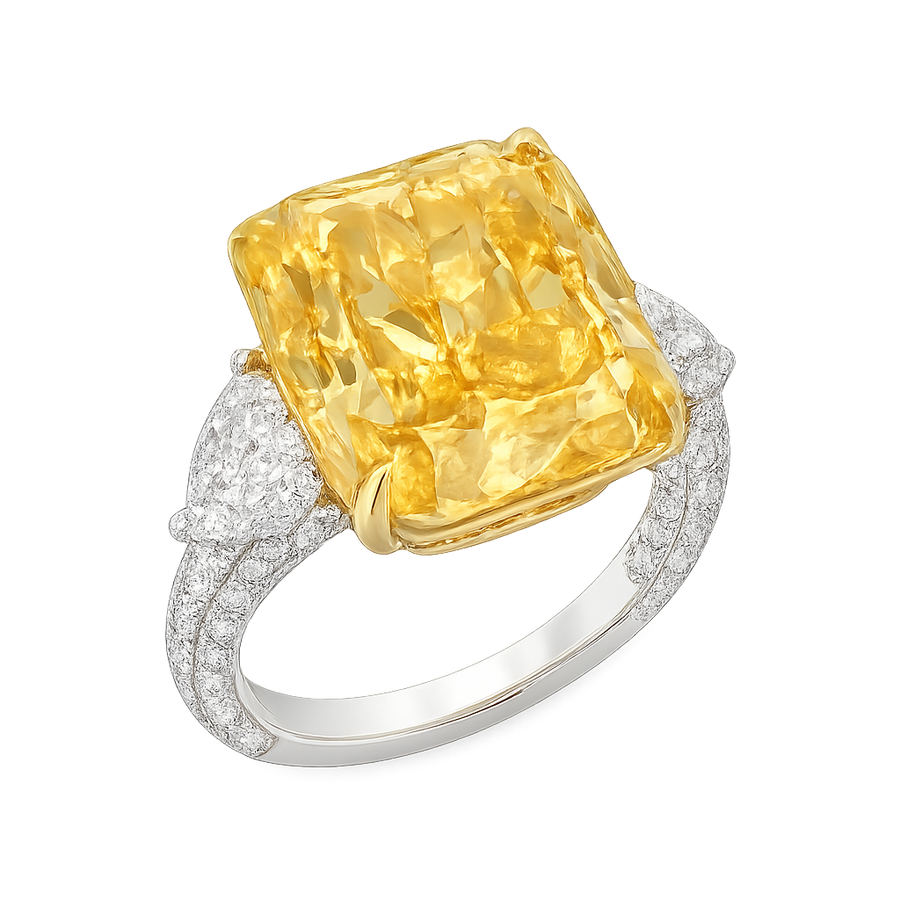 Fancy Vivid Yellow Radiant Dream Ring | Hero.png