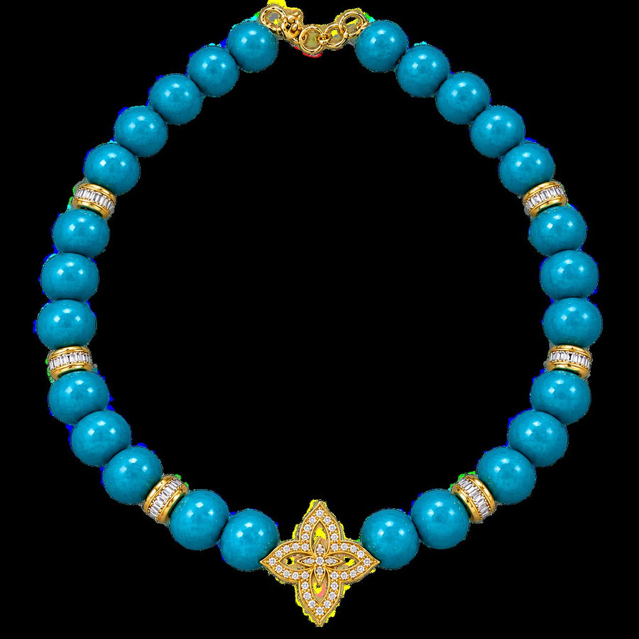 Resort Collection - Turquoise EP Logo Necklace | Hero