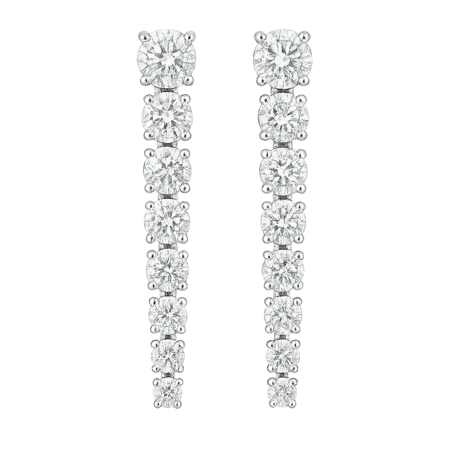 Starlight Cascade Dangling Earrings Silver | Hero.png