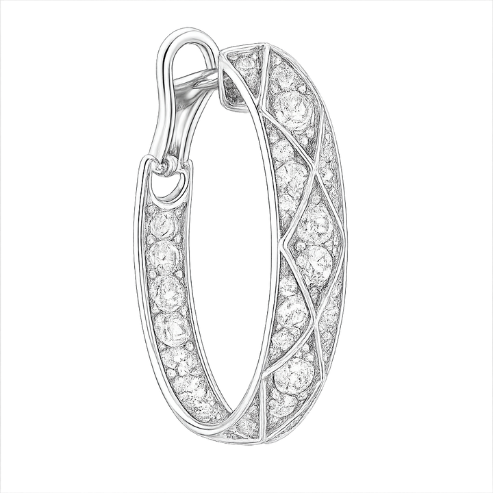 Intricate Pavé Diamond Hoop Earrings | Hero.png