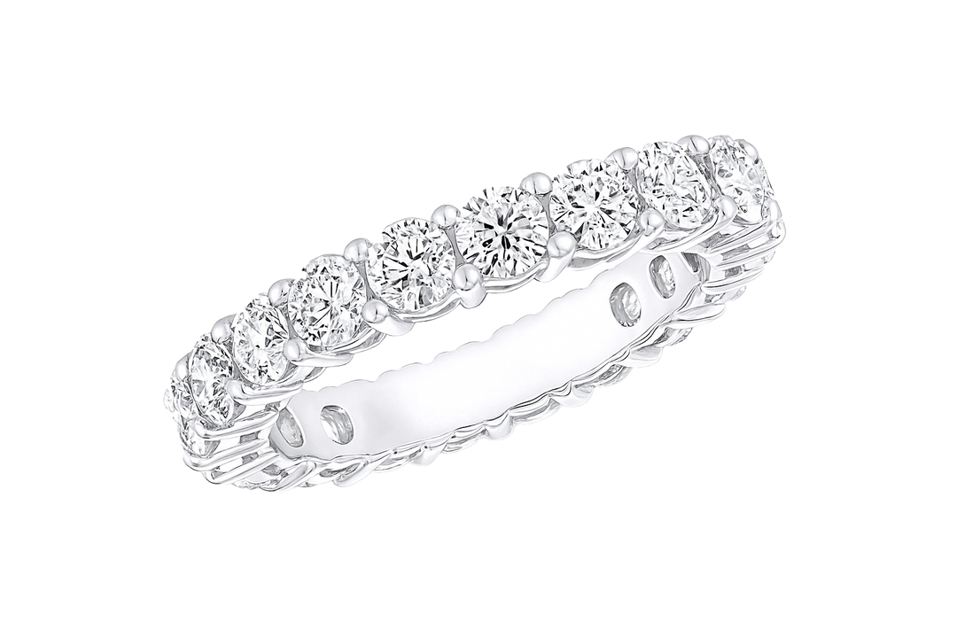 Four Claw Round Diamond Eternity Band | Hero.png