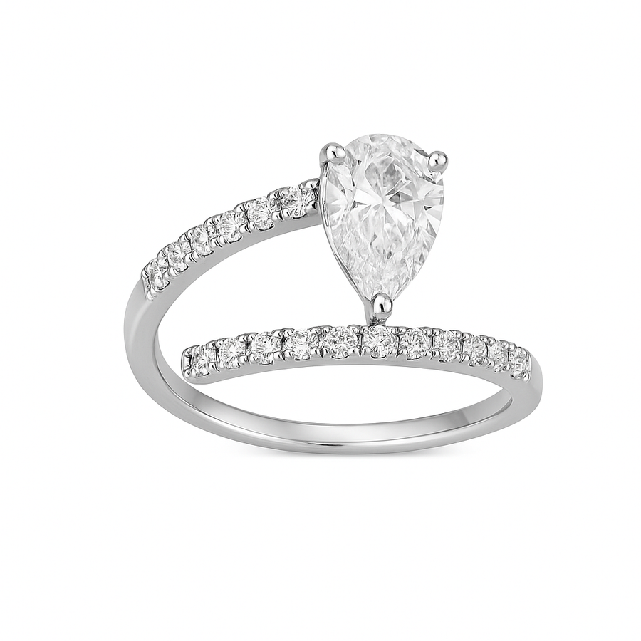 The Infinity Pear Drop Ring | Hero.png