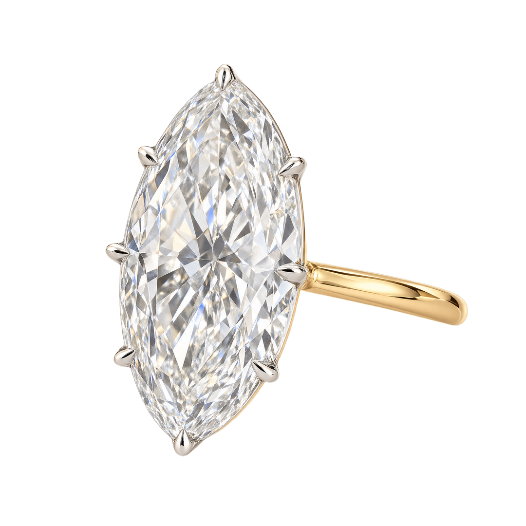 Marquise Elegant Gold Ring | Hero