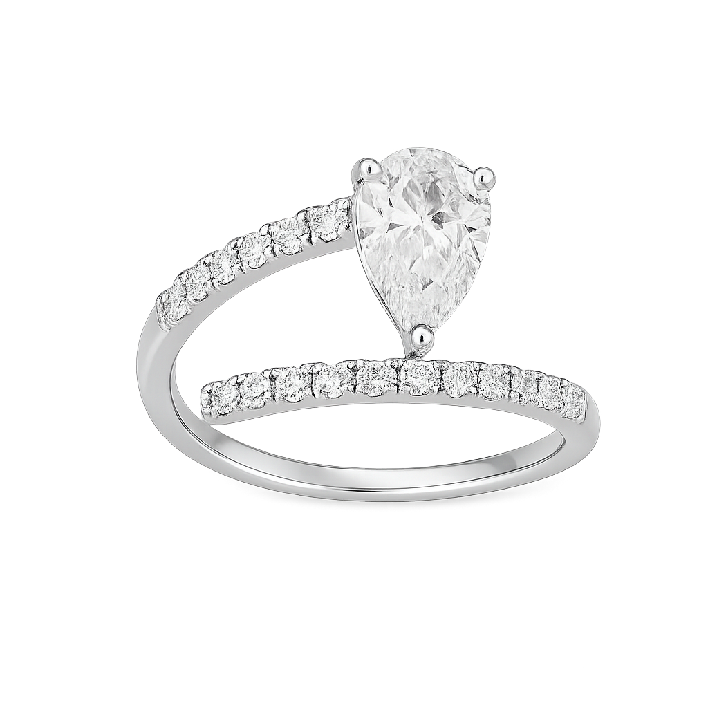 The Infinity Pear Drop Ring | Hero.png