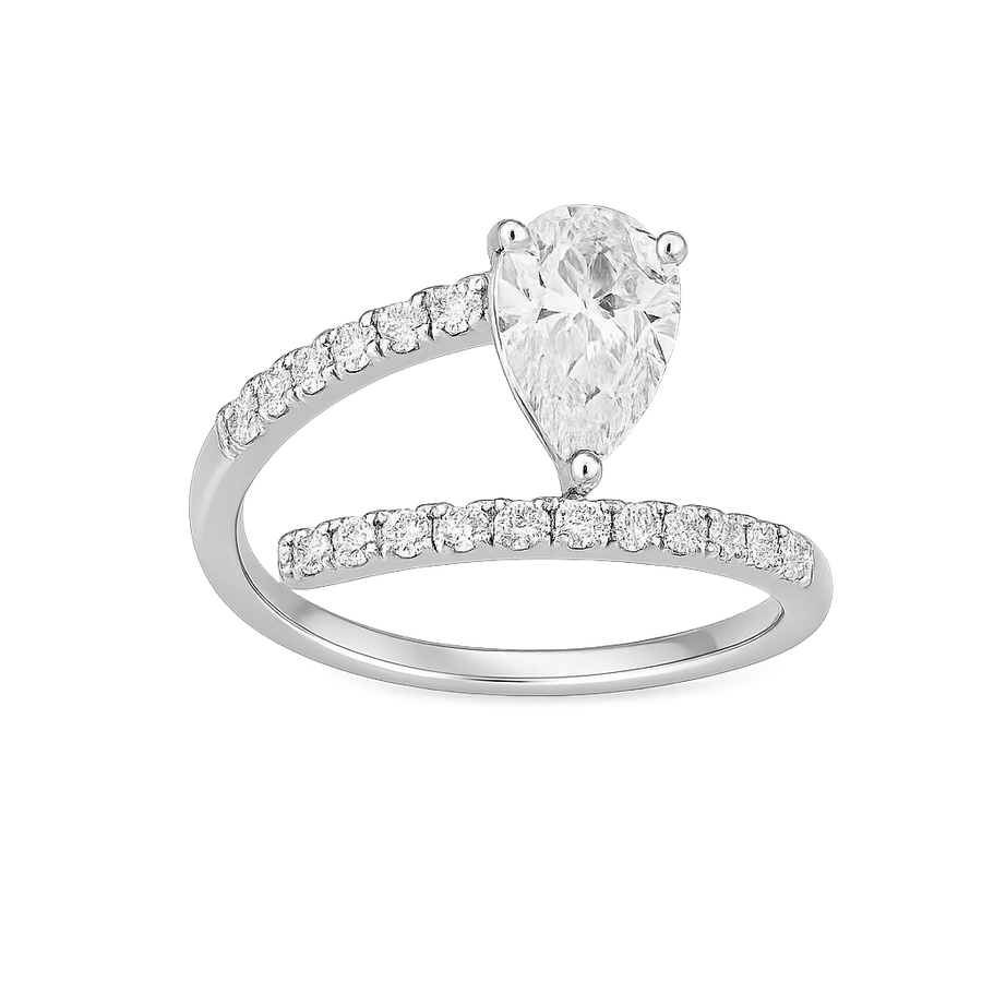 The Infinity Pear Drop Ring | Hero.png