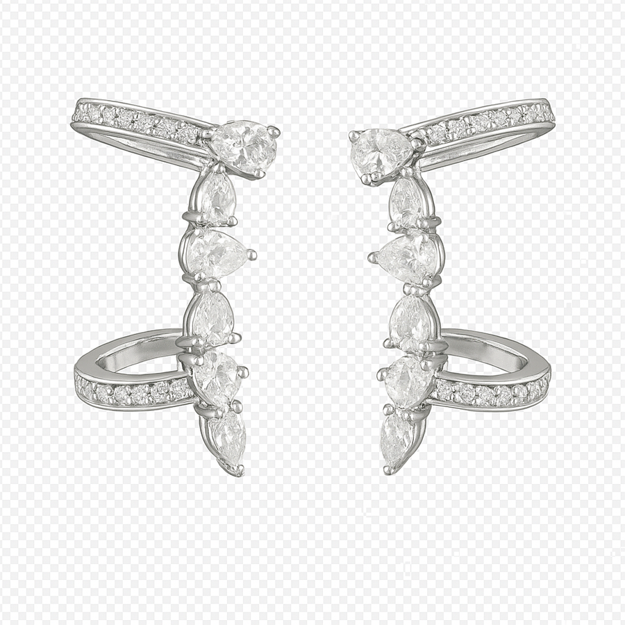 Infinity Pear Diamond Cuffs | Hero.png