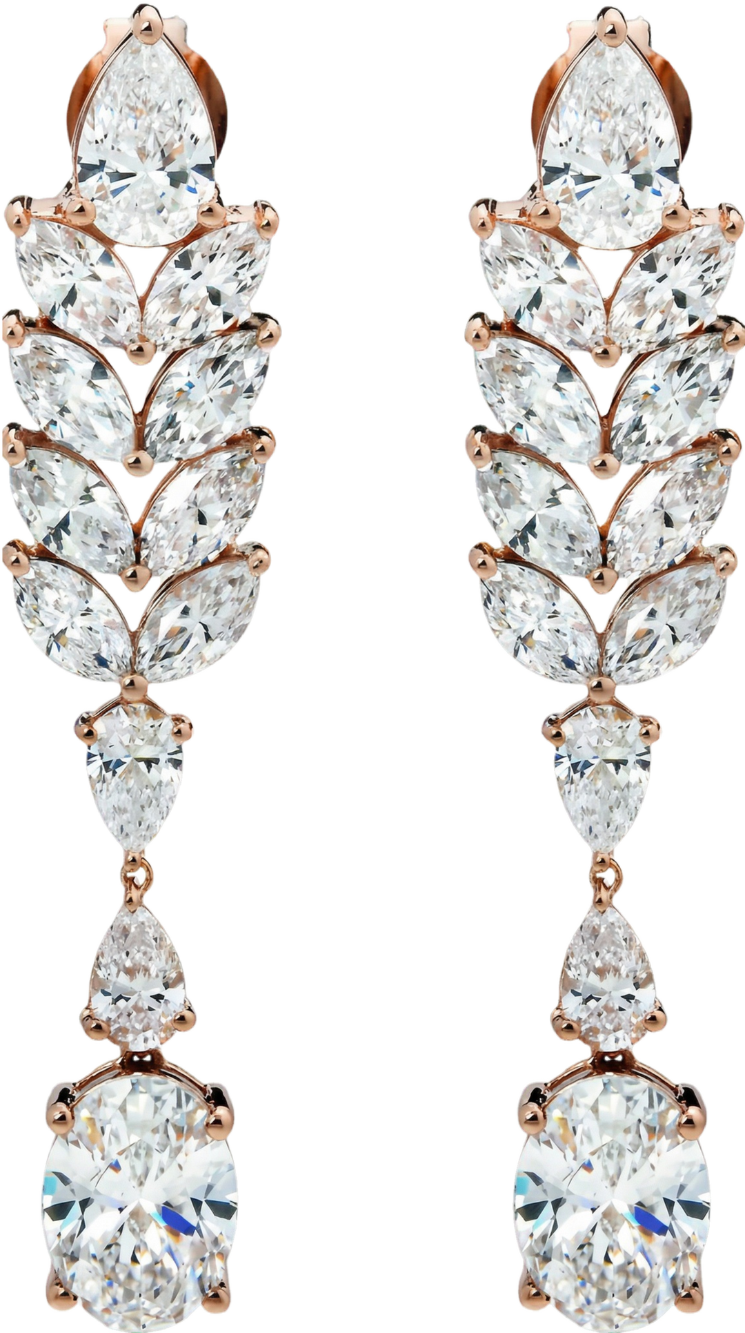 Delicate Petal Earrings in silver | Hero.png