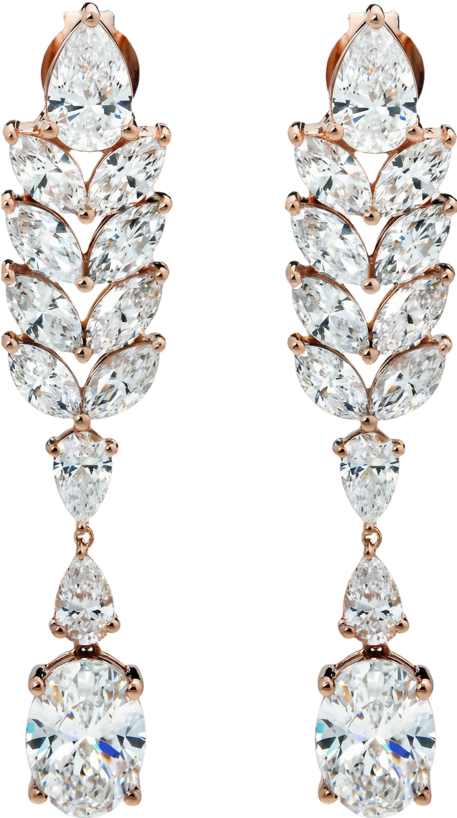 Delicate Petal Earrings in silver | Hero.png