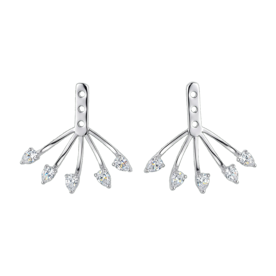 Fan Earring Extension in Silver | Hero.png