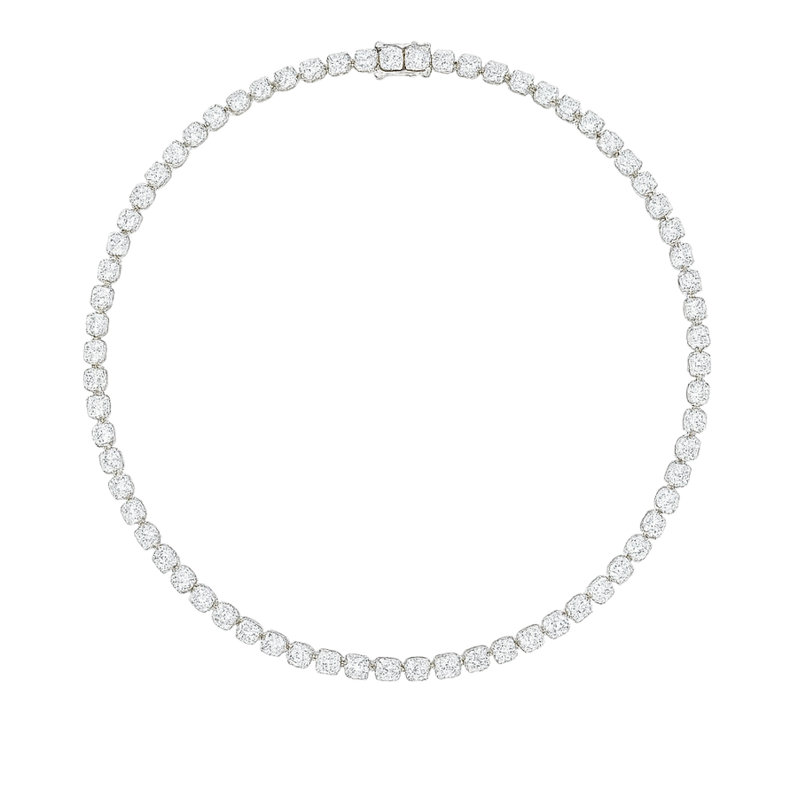 Tennis Necklace .25cts in Silver | Hero.png
