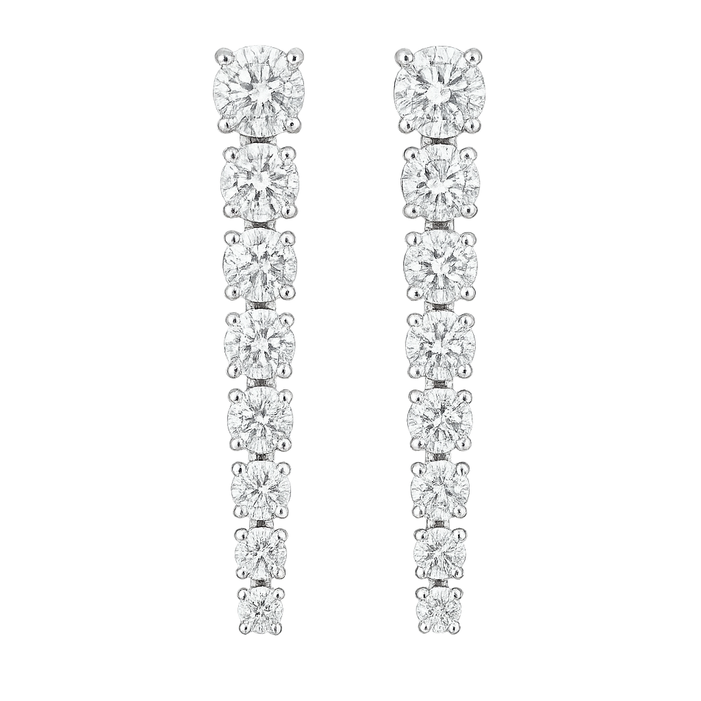 Starlight Cascade Dangling Earrings Silver | Hero.png