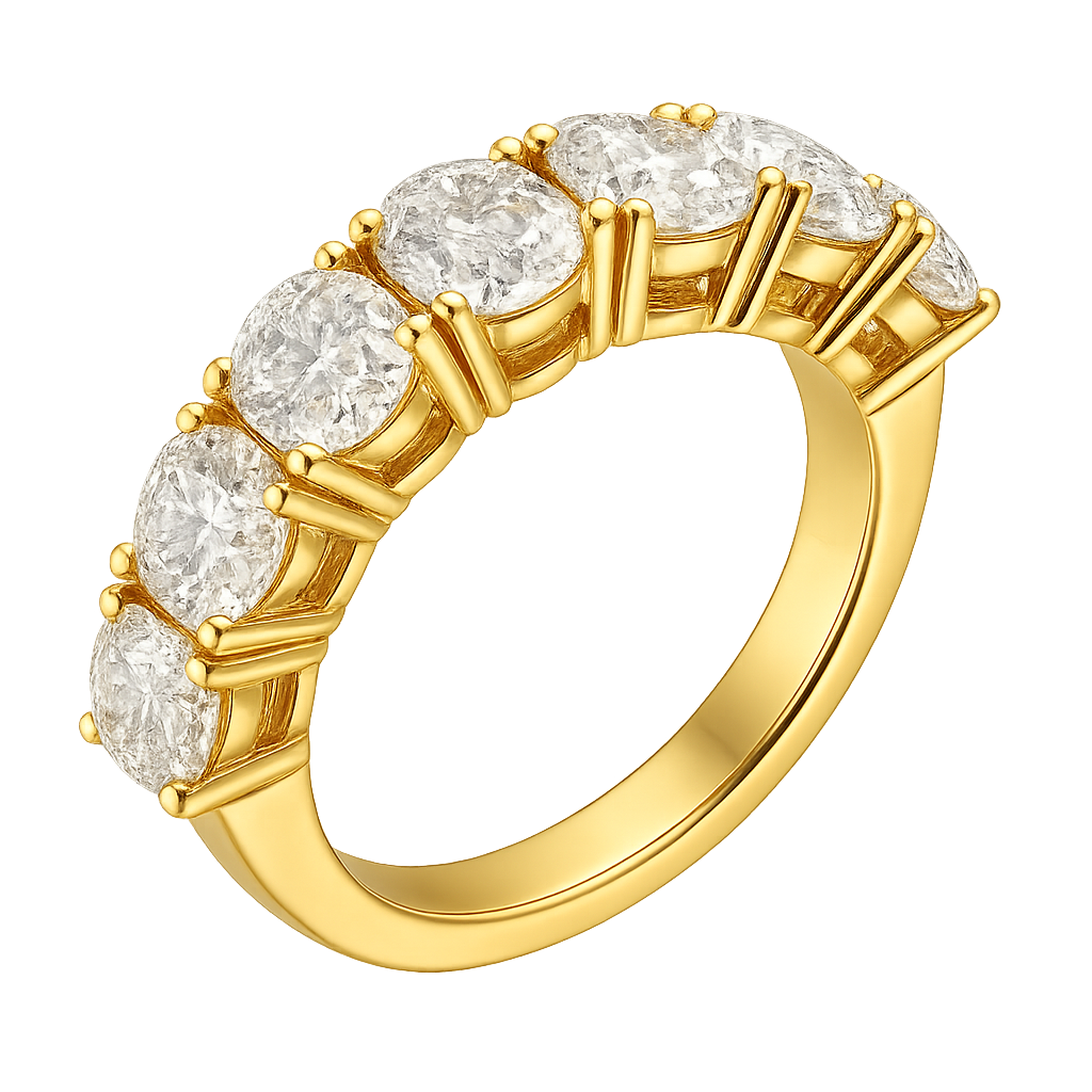 Modified Oval Step Cut half eternity band | Hero.png