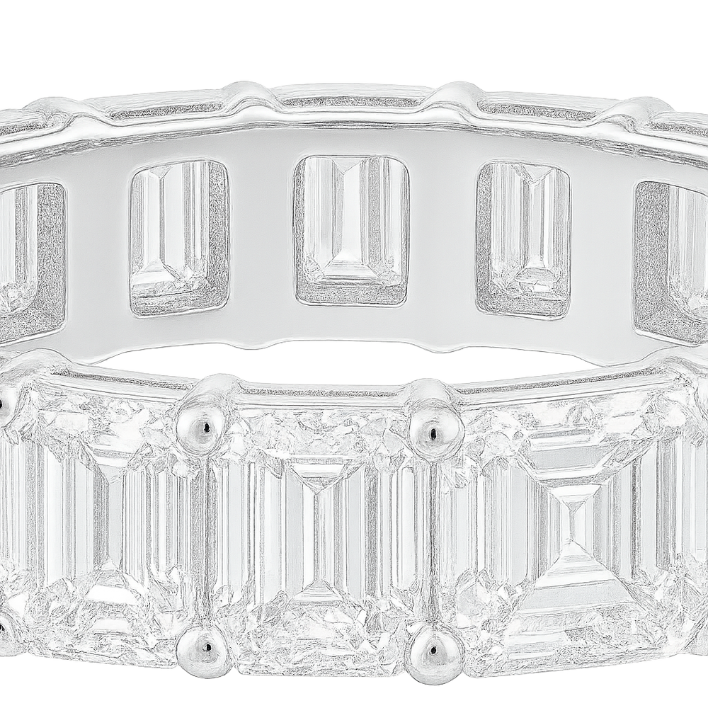 Emerald Cut Diamond Eternity Band | undefined