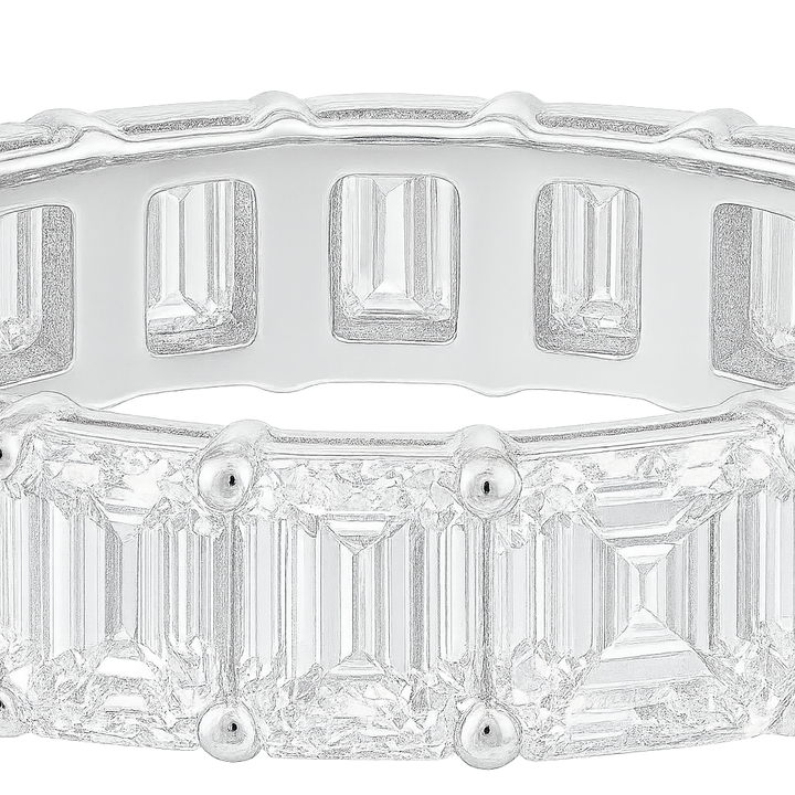 Emerald Cut Diamond Eternity Band | undefined